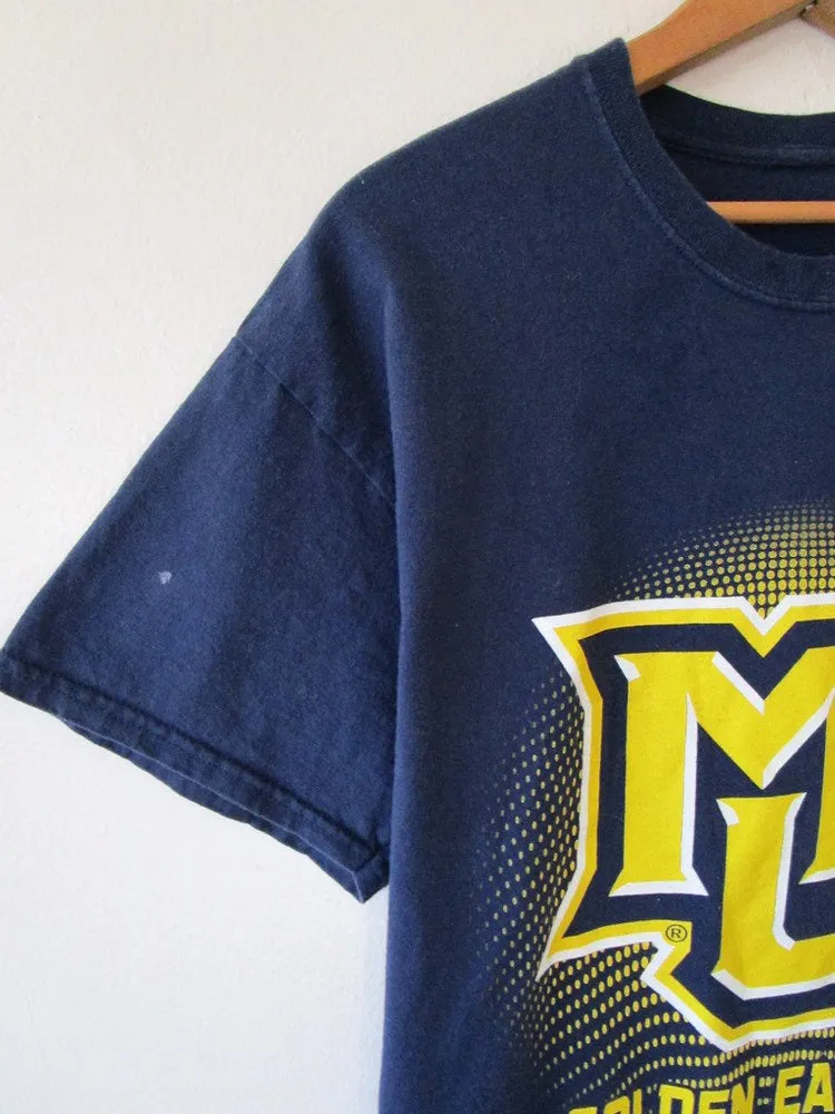 00's Golden Eagles Collegiate College Basketball Athletic Crew T-Shirt