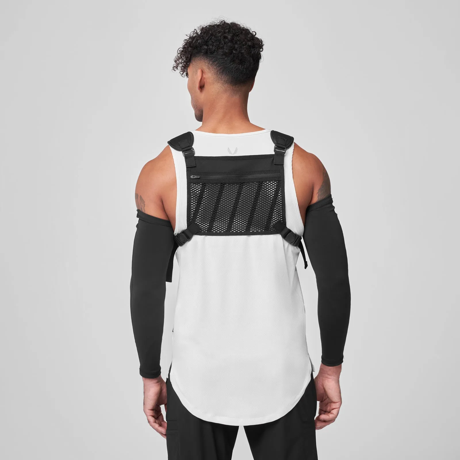 0634. Waterproof Cordura® Conditioning Chest Pack - Black/White