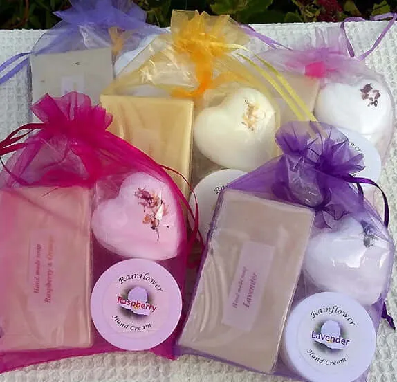 10 Pack 6"x9" Yellow Organza Drawstring Wedding Party Favor Gift Bag
