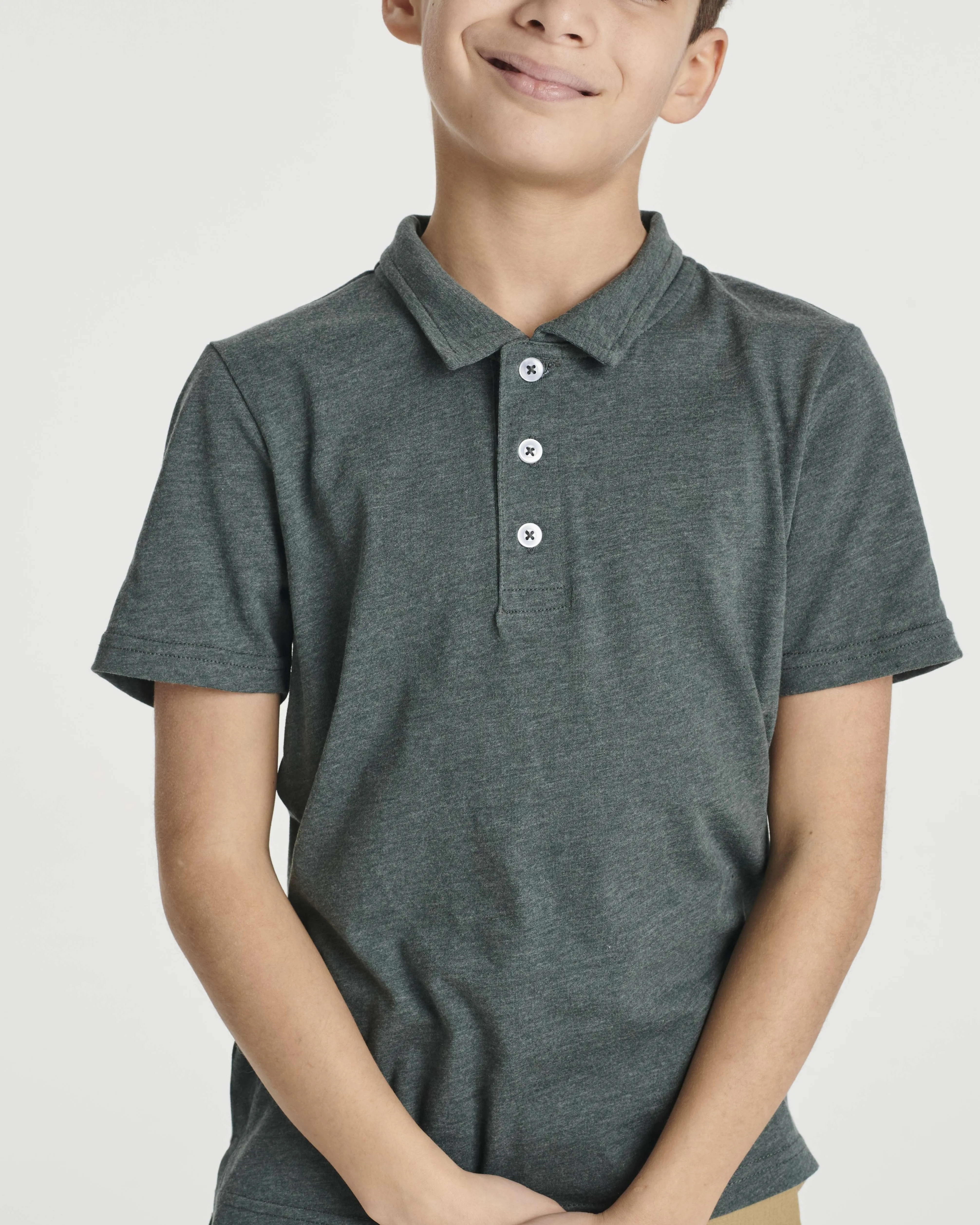 3 Pack: Boys' Jersey Cotton Polo Shirt