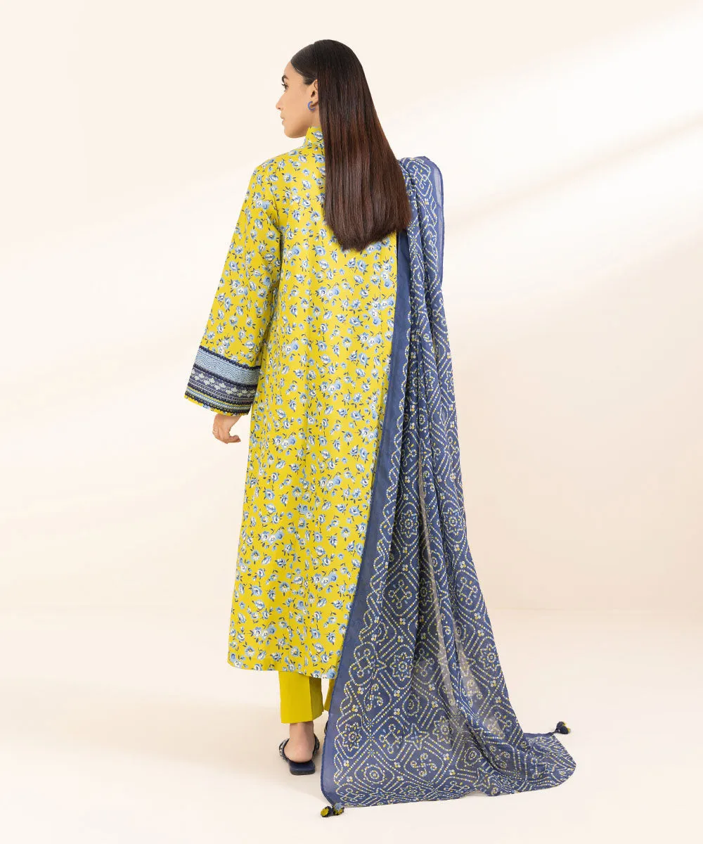 3 Piece - Printed Lawn Suit