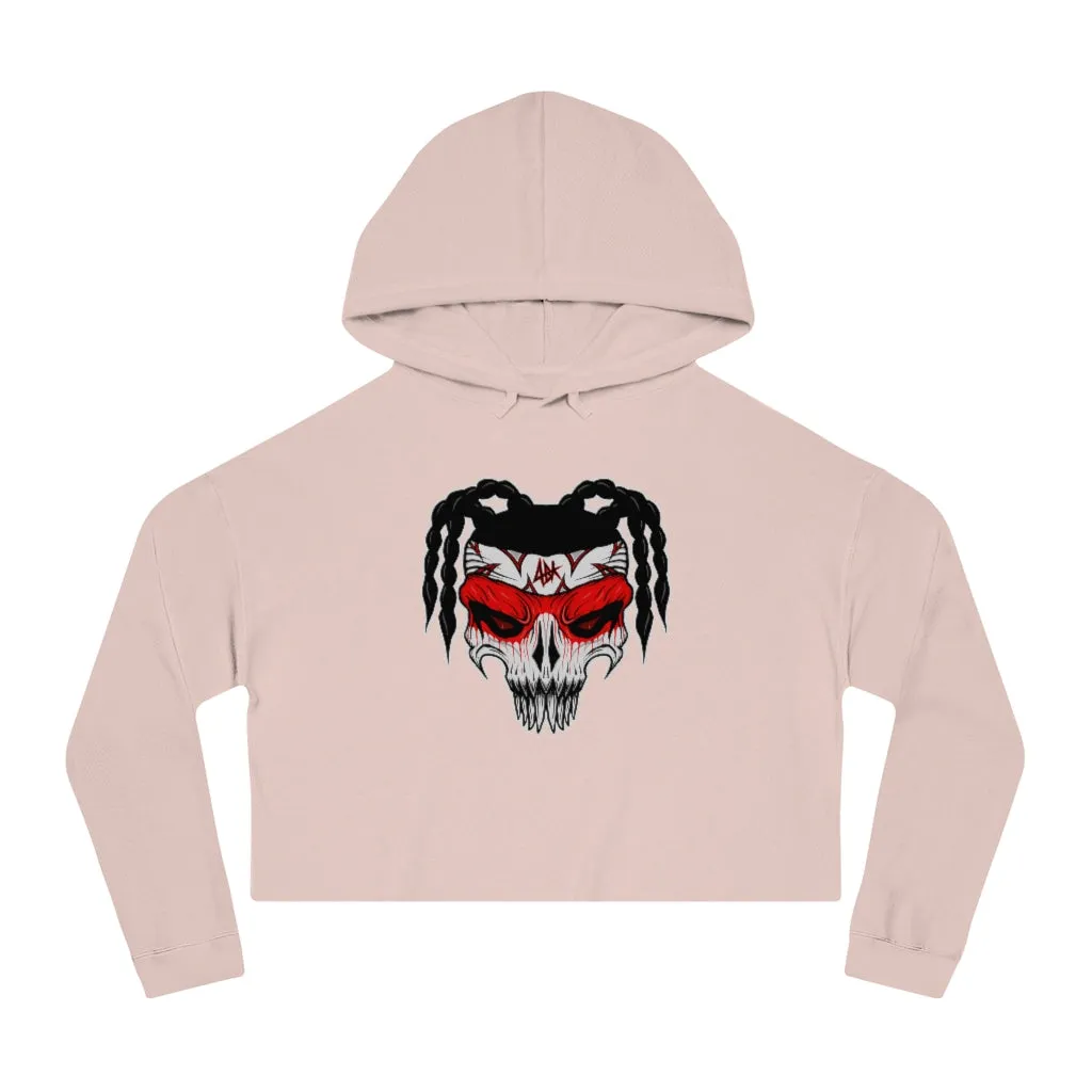 ABK Skull Women’s Cropped Hooded Sweatshirt