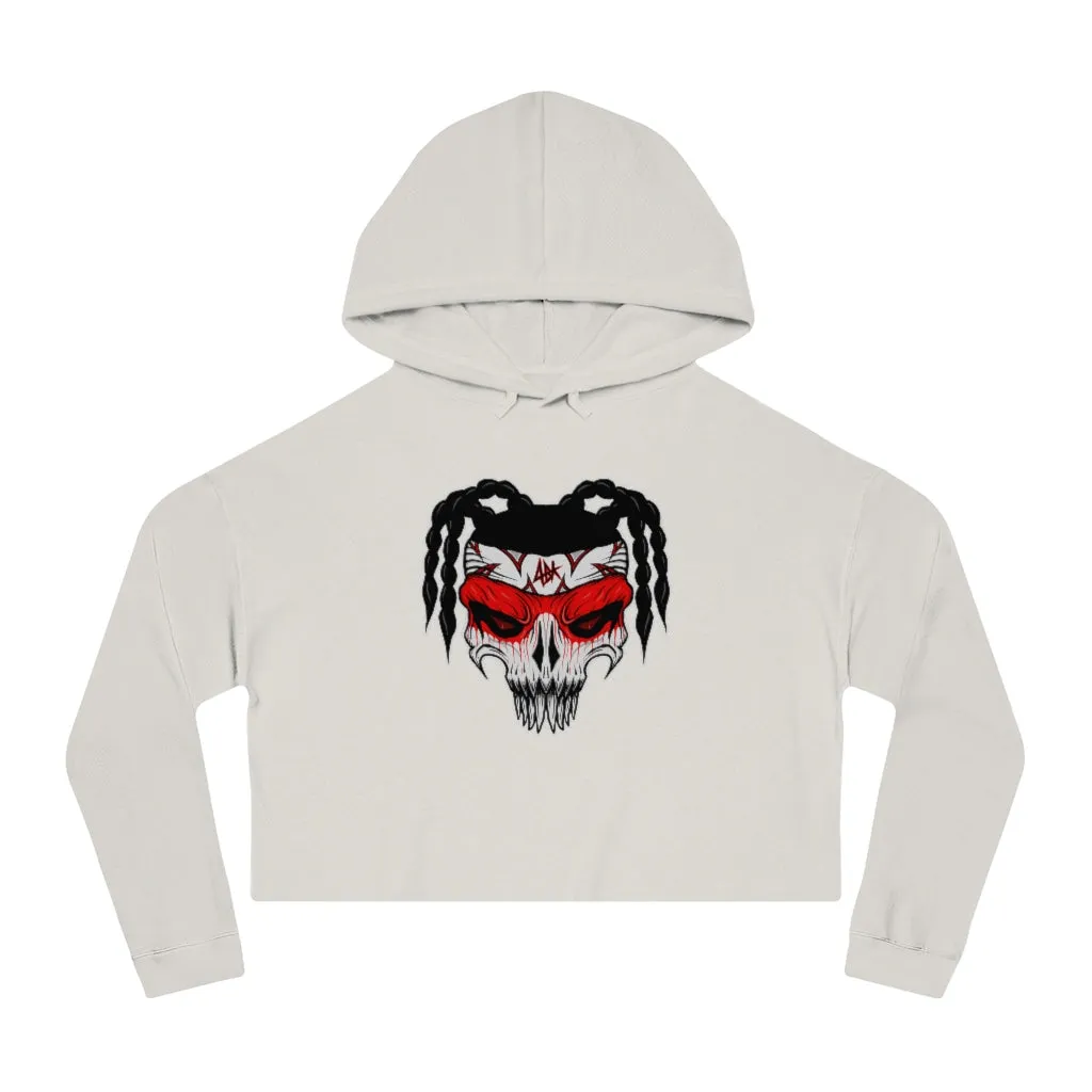 ABK Skull Women’s Cropped Hooded Sweatshirt