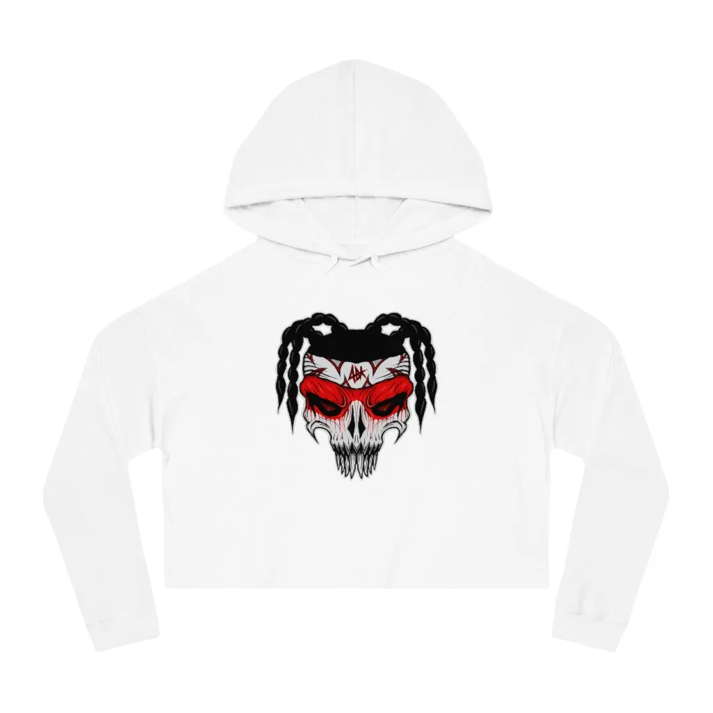 ABK Skull Women’s Cropped Hooded Sweatshirt