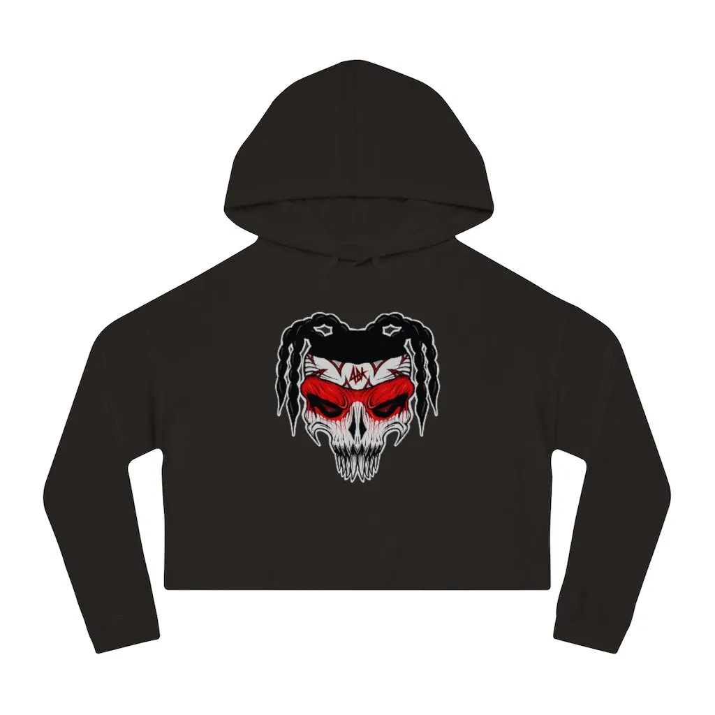ABK Skull Women’s Cropped Hooded Sweatshirt