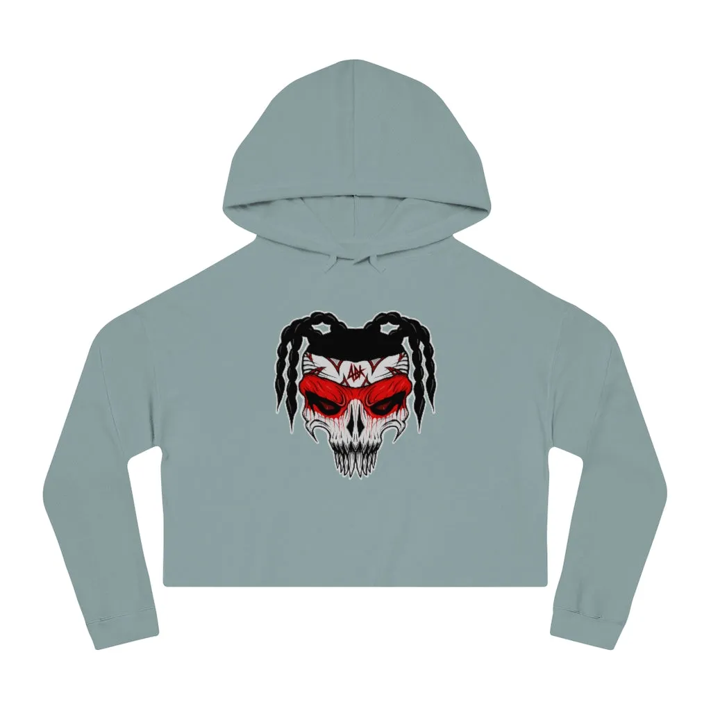 ABK Skull Women’s Cropped Hooded Sweatshirt