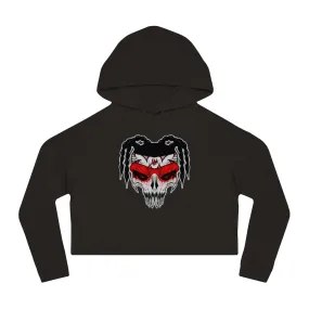 ABK Skull Women’s Cropped Hooded Sweatshirt