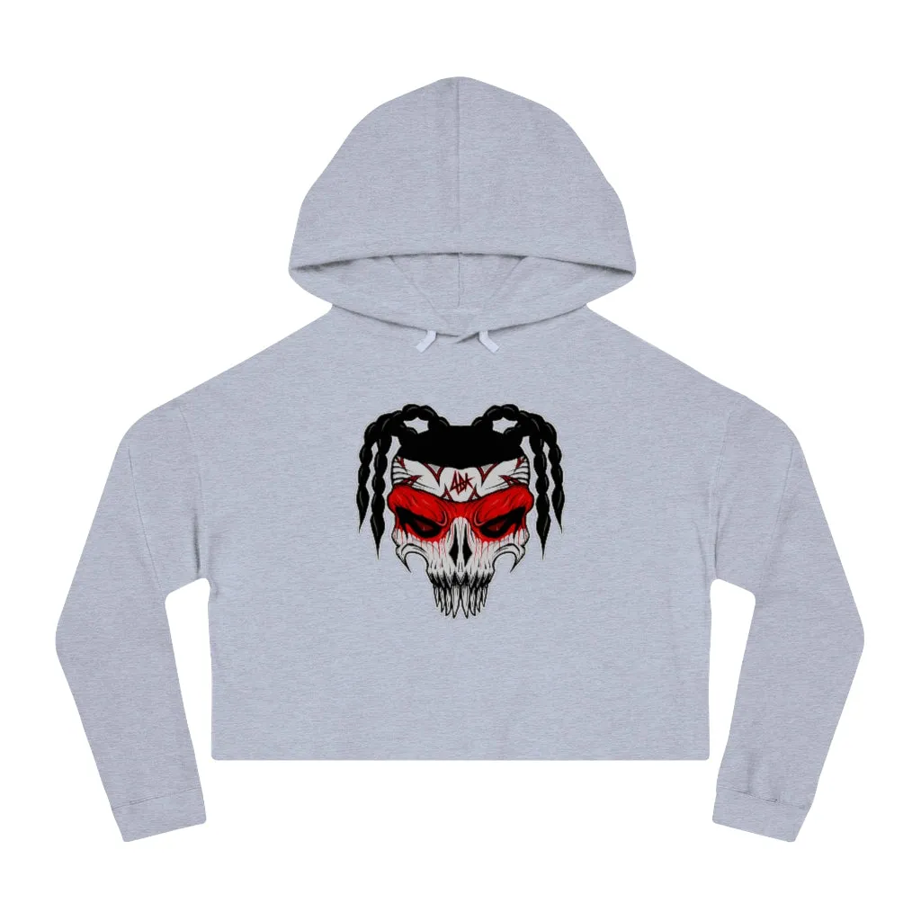 ABK Skull Women’s Cropped Hooded Sweatshirt