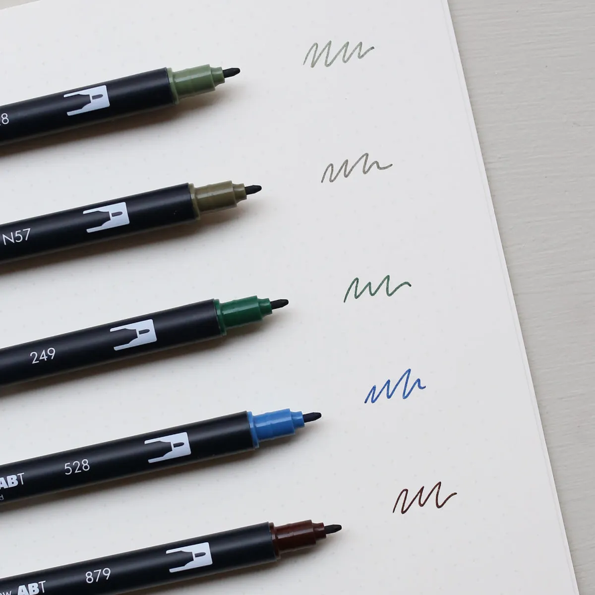 ABT DUAL BRUSH PEN // NAVY BLUE