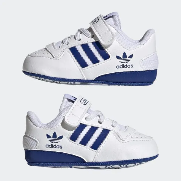 Adidas Infant Forum Low Crib - White/Royal Blue