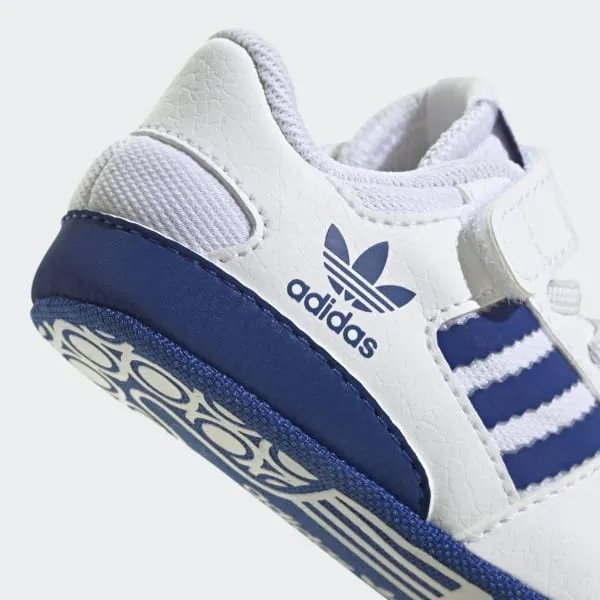 Adidas Infant Forum Low Crib - White/Royal Blue