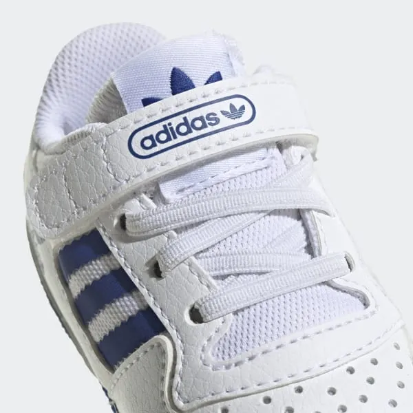 Adidas Infant Forum Low Crib - White/Royal Blue
