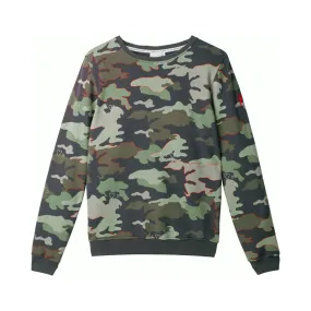 Adult Super Soft Sweatshirt Khaki Camo Print
