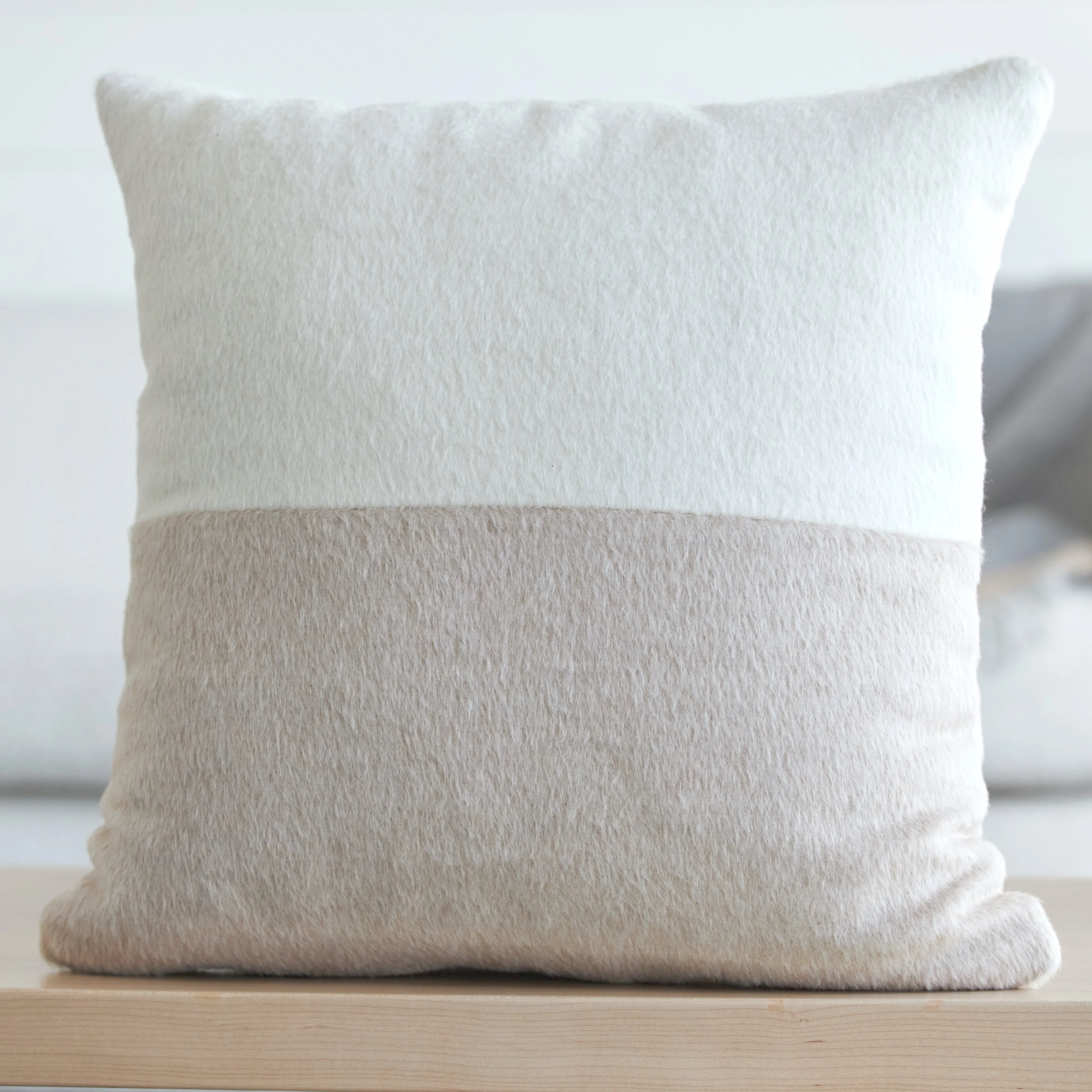 Alpaca Wool Throw Pillow Cover