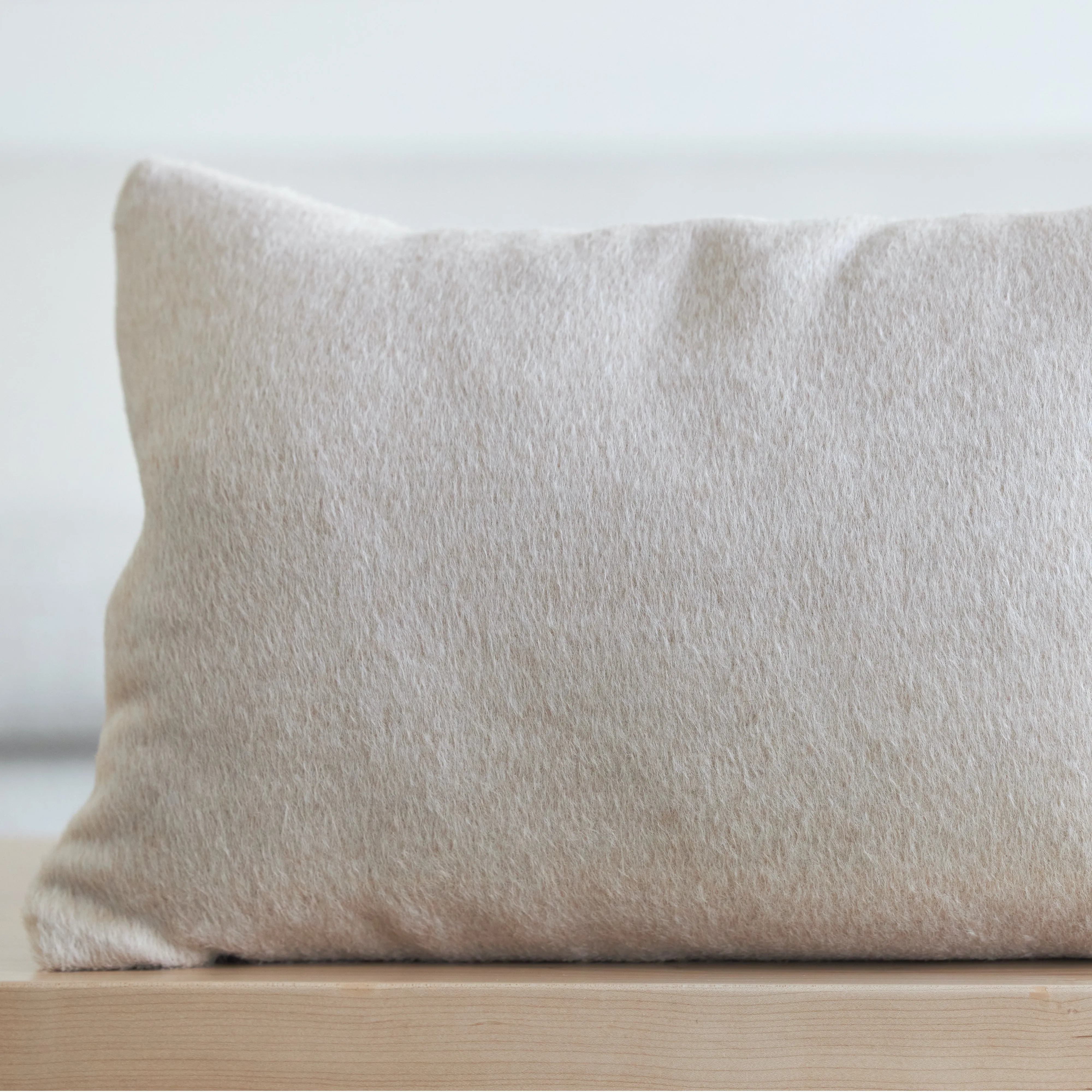 Alpaca Wool Throw Pillow Cover