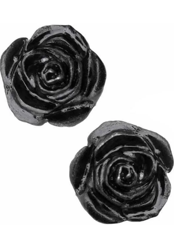 Black Rose Stud | EARRINGS
