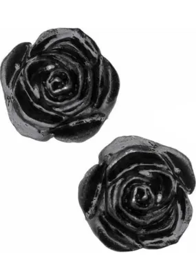 Black Rose Stud | EARRINGS