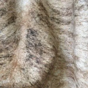 Brindle Light Brown Cowhide