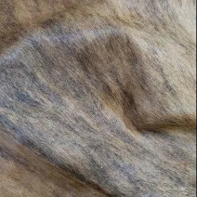 Brindle Light Brown Cowhide