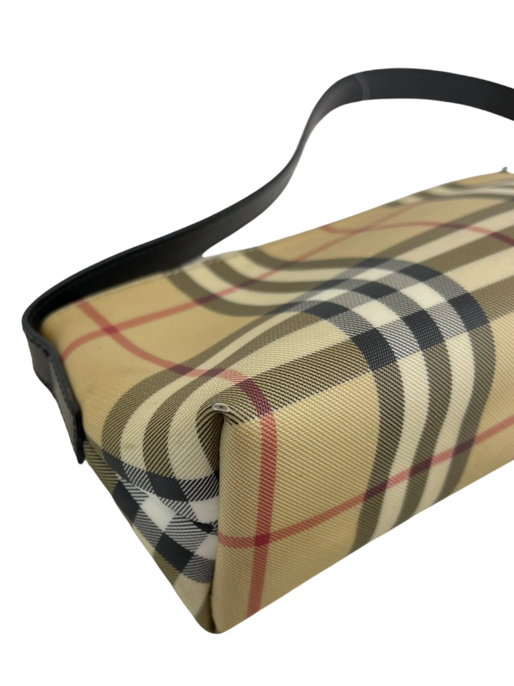 Burberry Classic Plaid Canvas Pochette