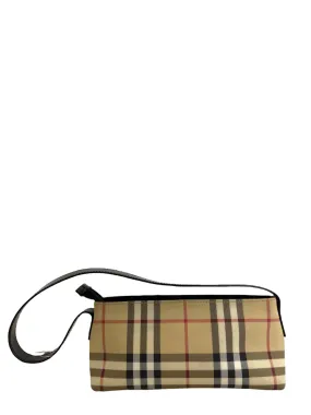 Burberry Classic Plaid Canvas Pochette