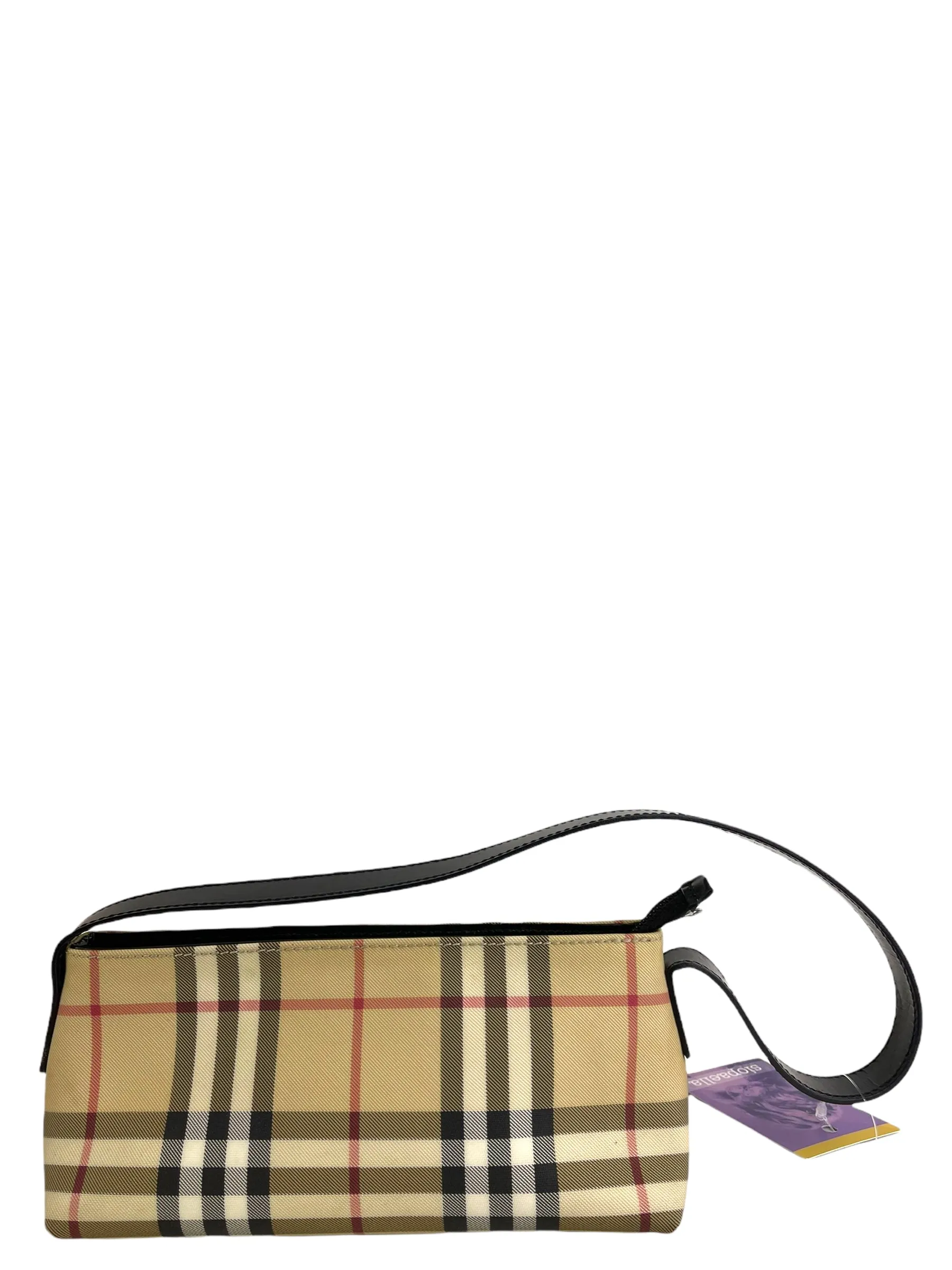 Burberry Classic Plaid Canvas Pochette