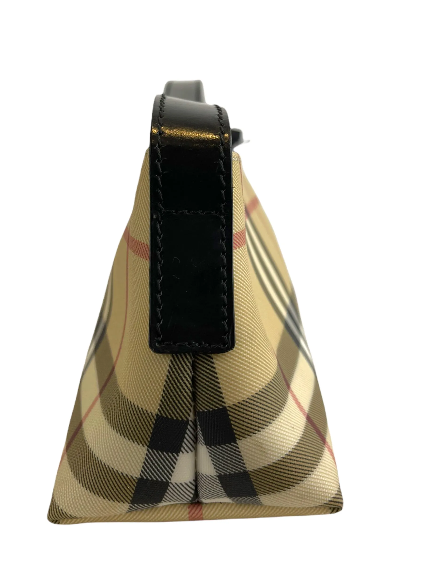 Burberry Classic Plaid Canvas Pochette