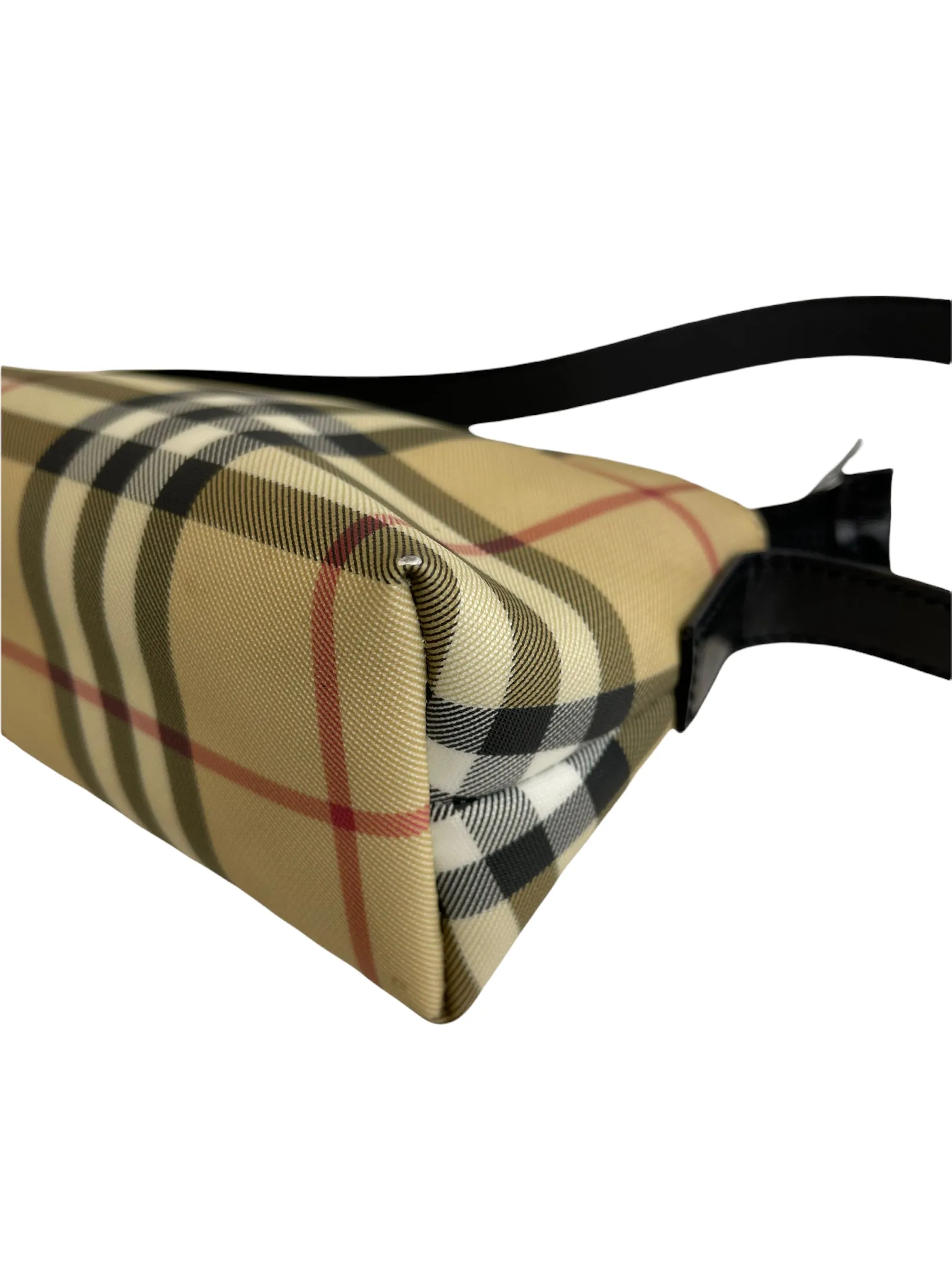 Burberry Classic Plaid Canvas Pochette