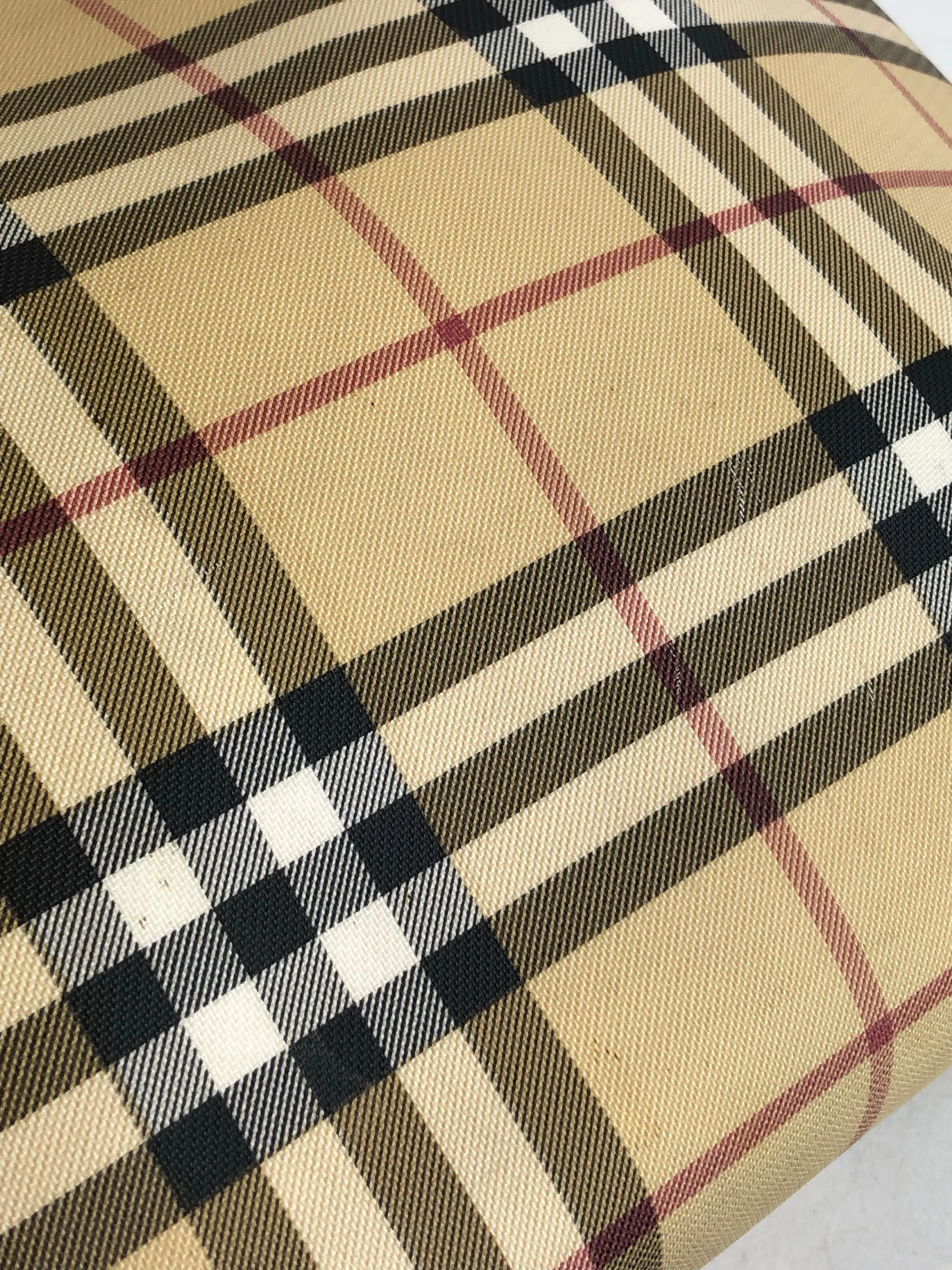 Burberry Classic Plaid Tote Bag