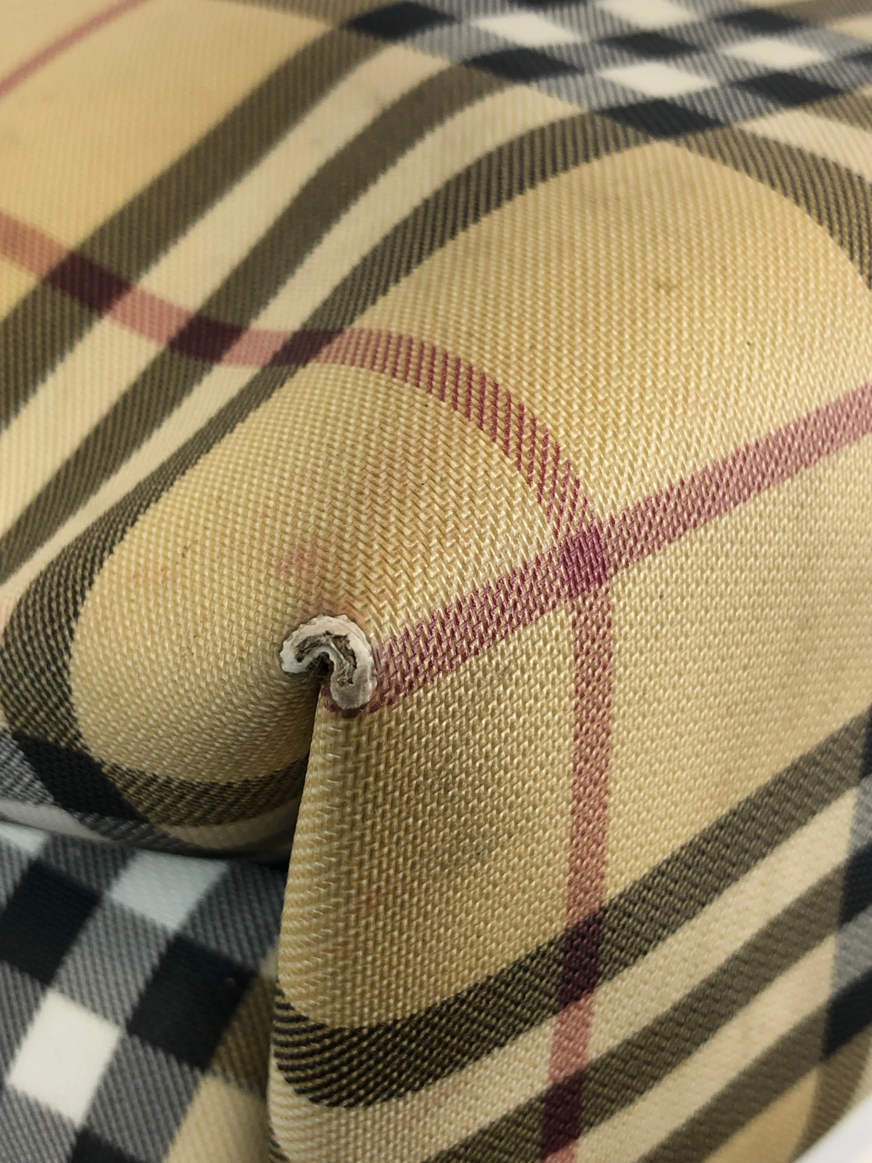 Burberry Classic Plaid Tote Bag