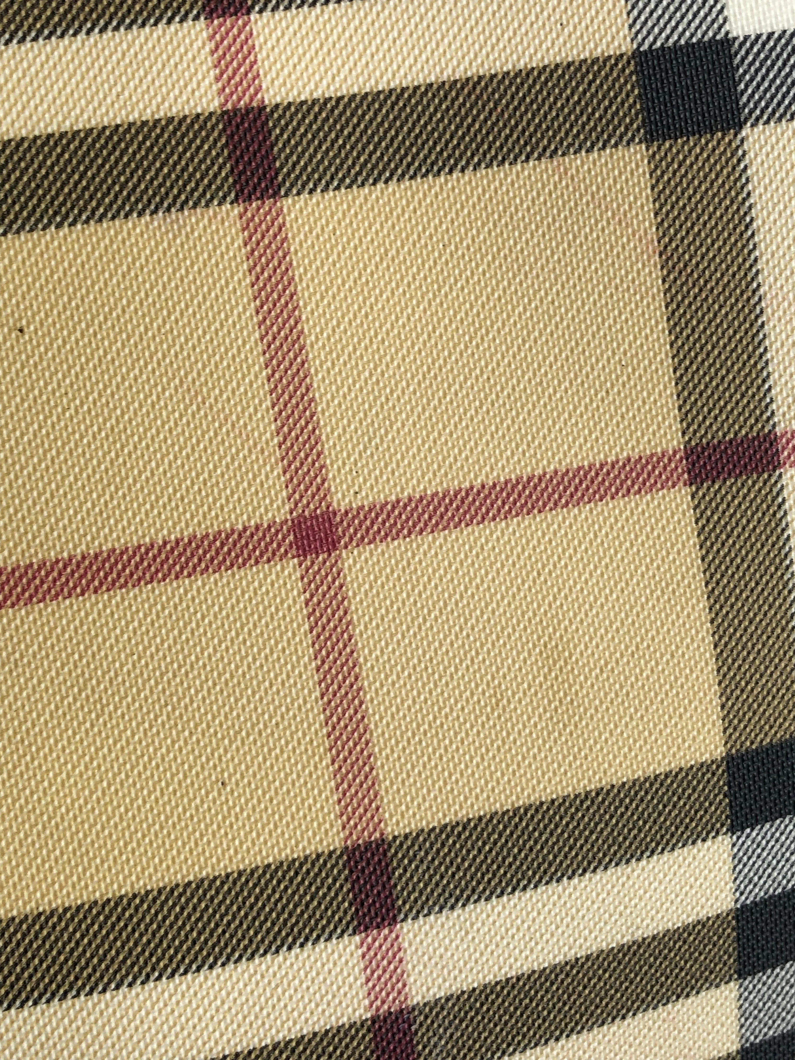 Burberry Classic Plaid Tote Bag