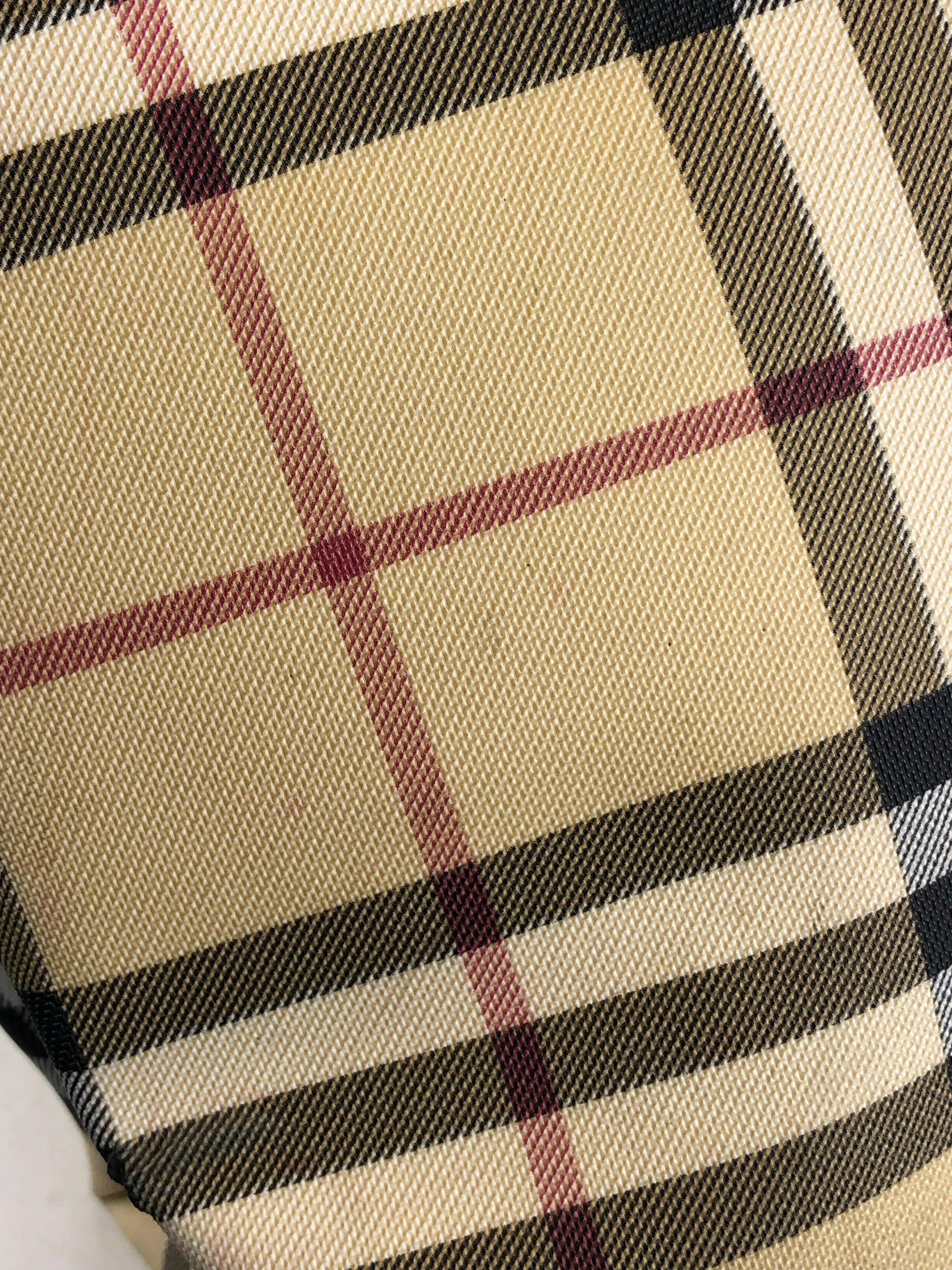 Burberry Classic Plaid Tote Bag
