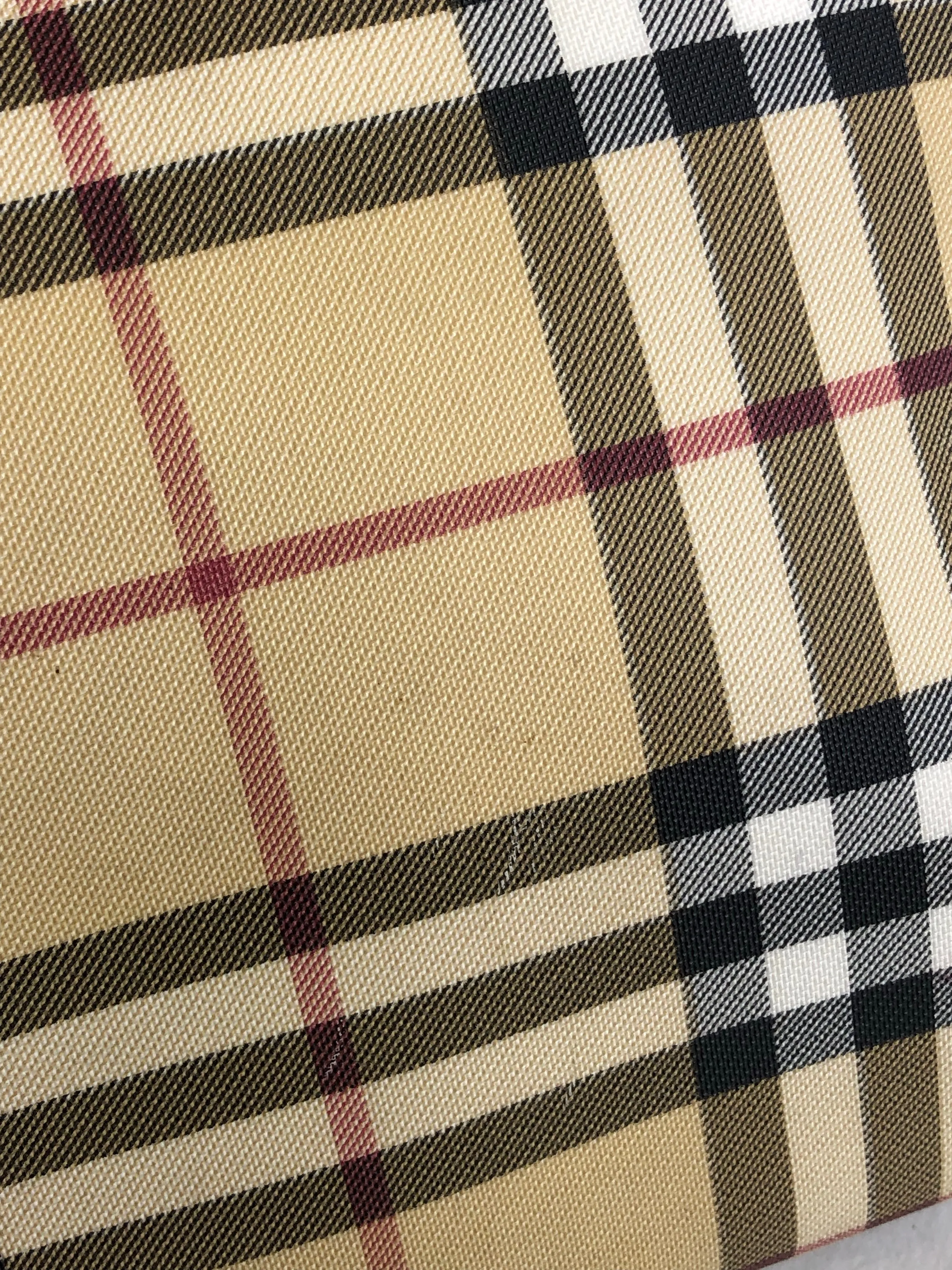 Burberry Classic Plaid Tote Bag