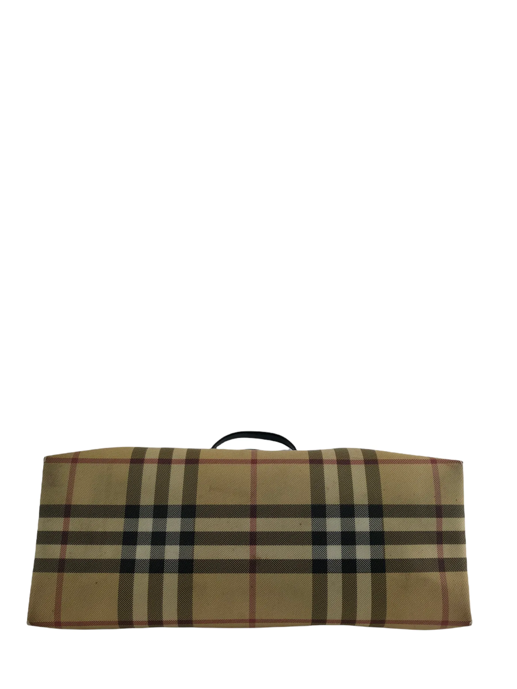 Burberry Classic Plaid Tote Bag
