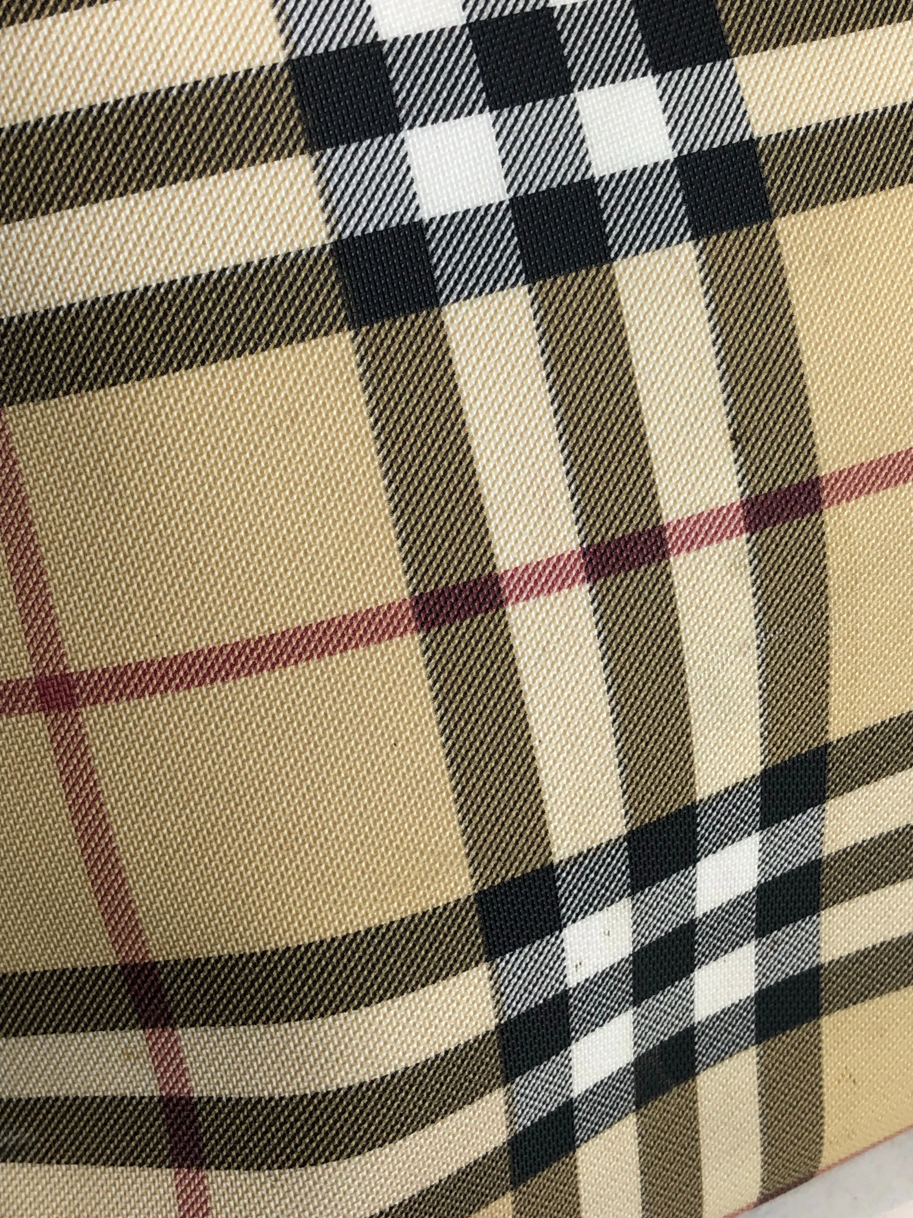 Burberry Classic Plaid Tote Bag