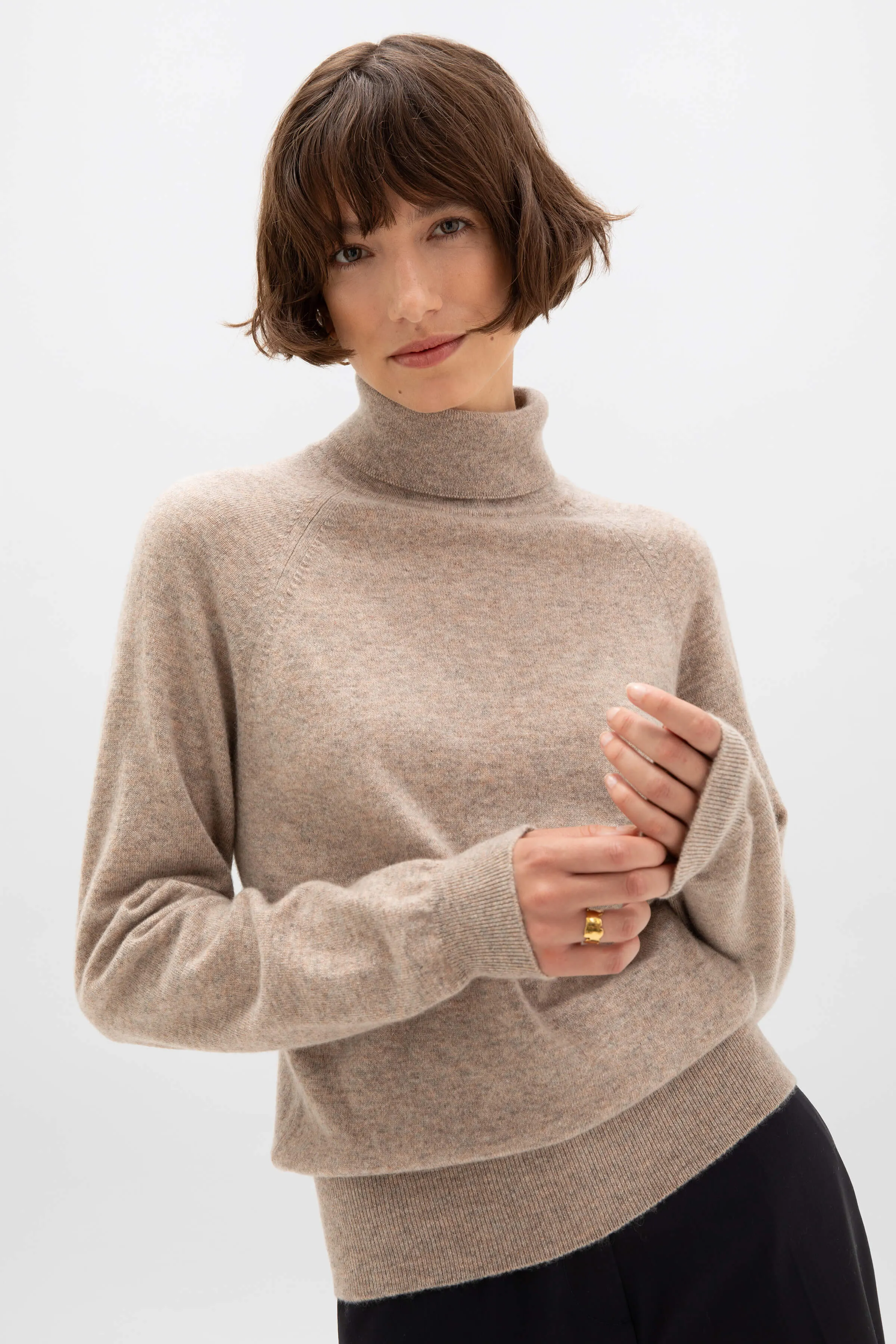 Cashmere Roll Neck
