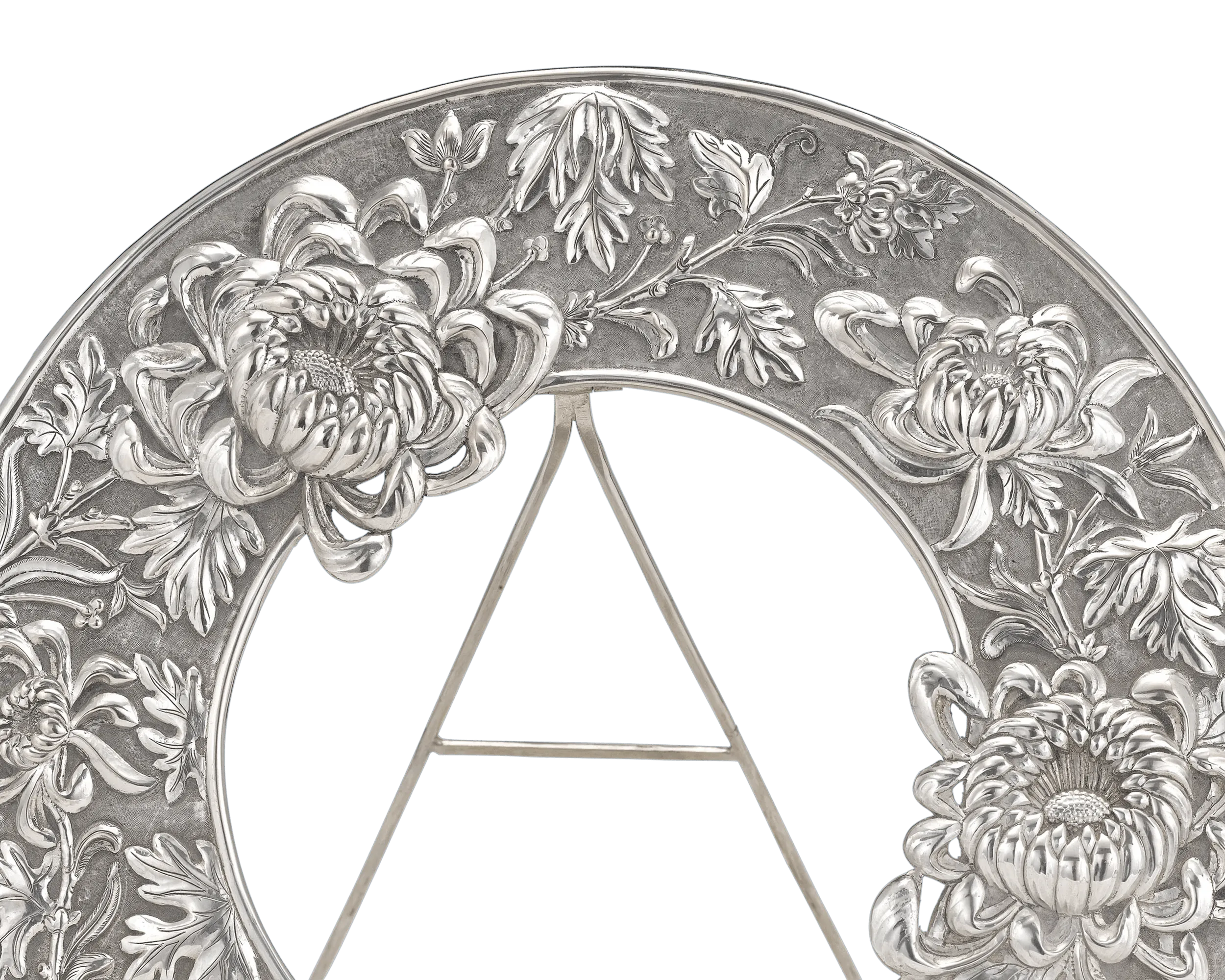 Chinese Export Silver Picture Frames