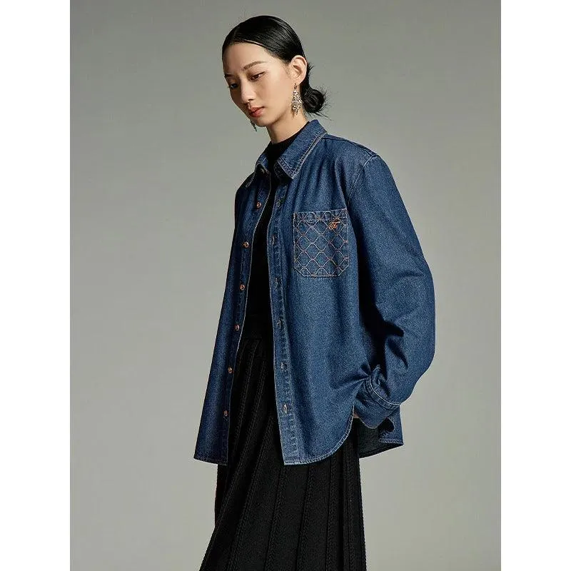 Classic Women’s Denim Shirt – Winter 2024