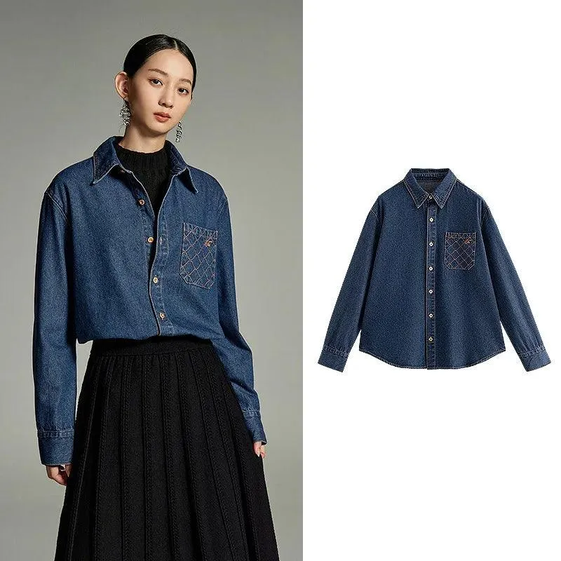 Classic Women’s Denim Shirt – Winter 2024