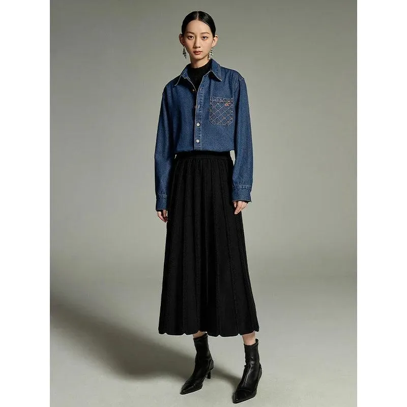 Classic Women’s Denim Shirt – Winter 2024