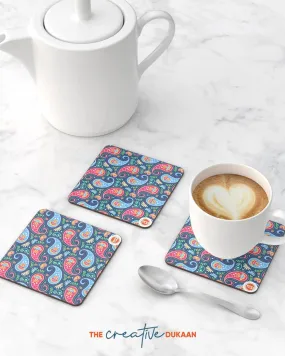 Creative Paisley Coasters Set