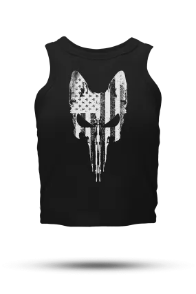 Crop Tank - Rex Skull Flag