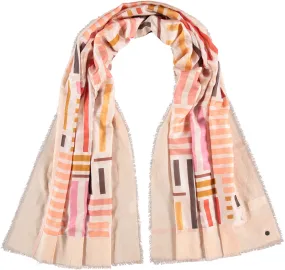 Cross Hatch Patchwork Cotton Silk Wrap