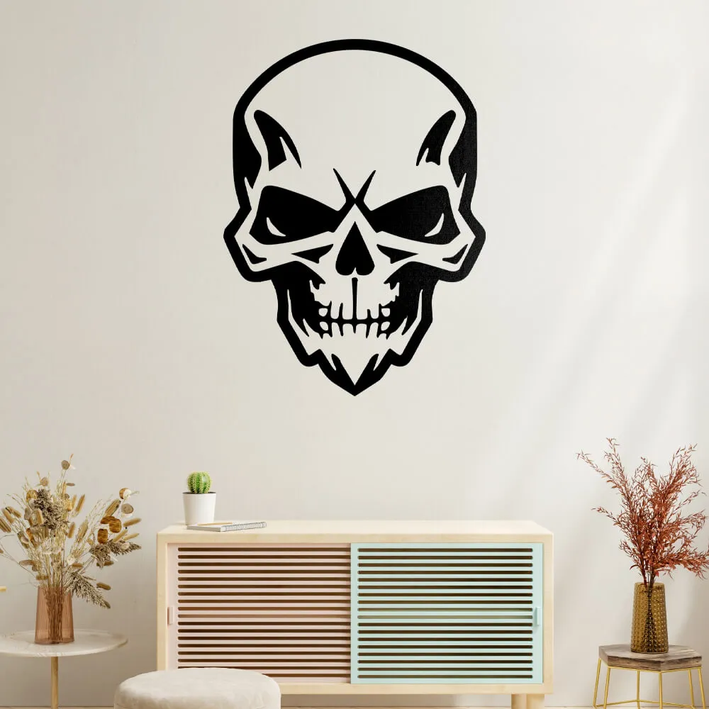 Detailed Skull Vector Design