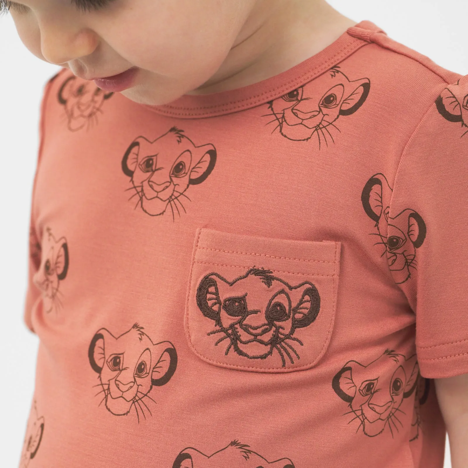Disney Sweet Simba Embroidered Pocket Tee