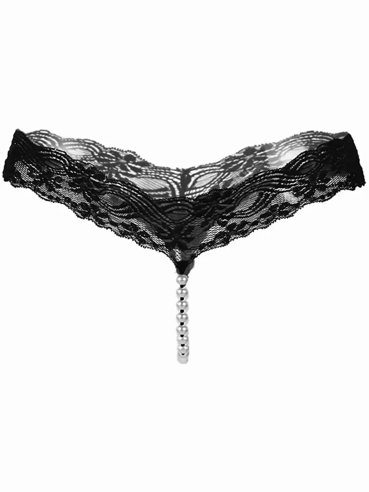 Diva Lace Pearl Thong