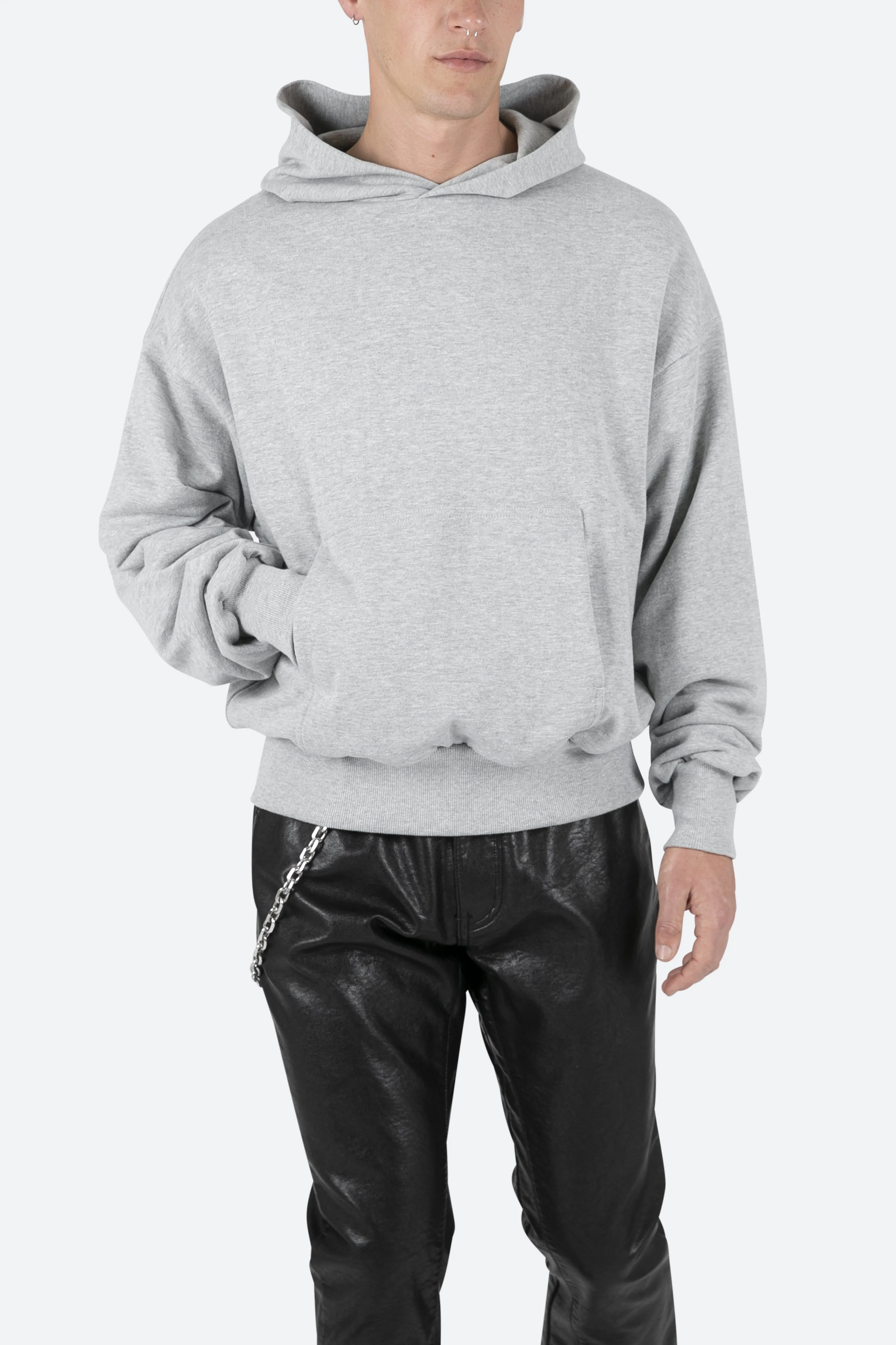 Double Layer Hoodie - Grey