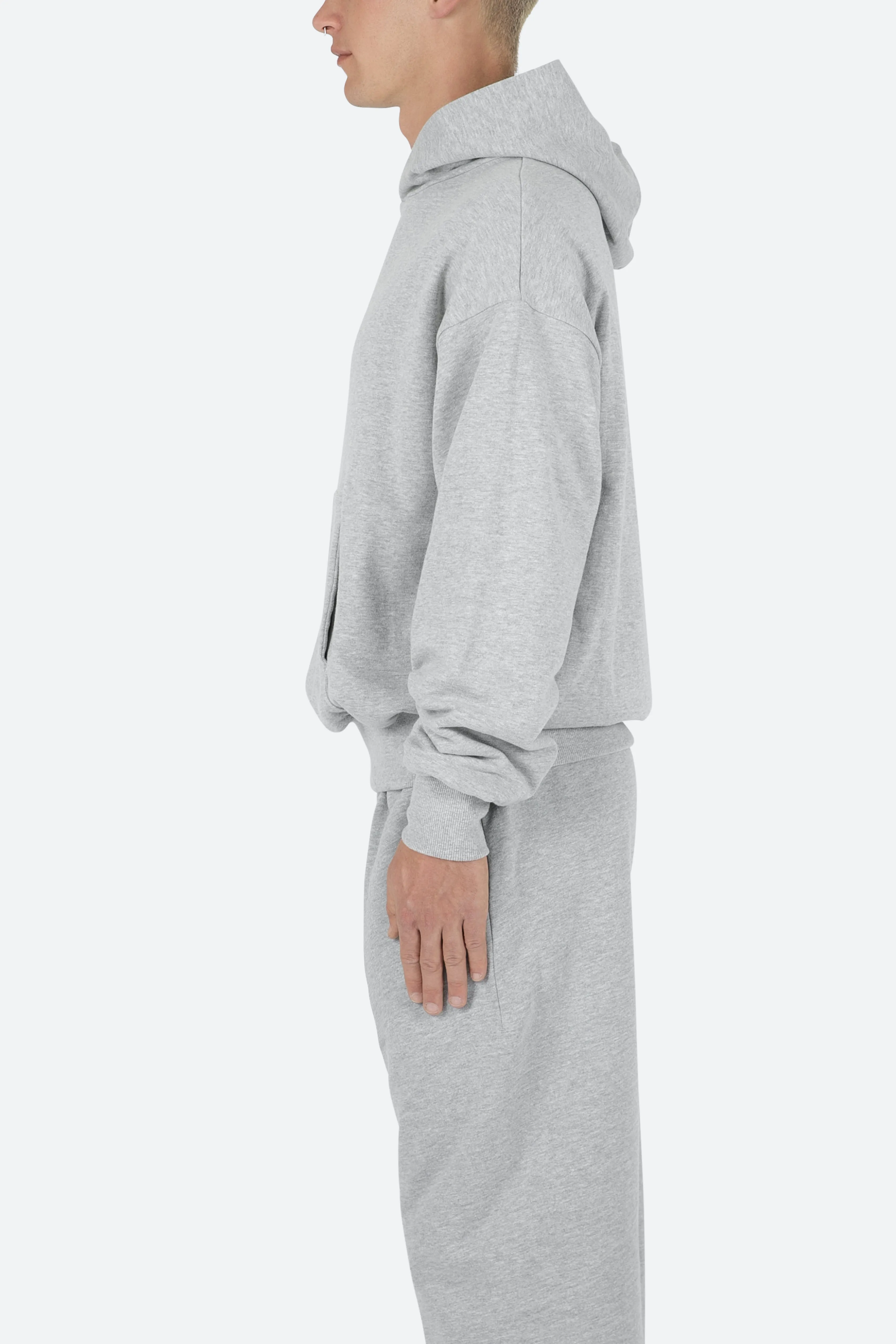 Double Layer Hoodie - Grey