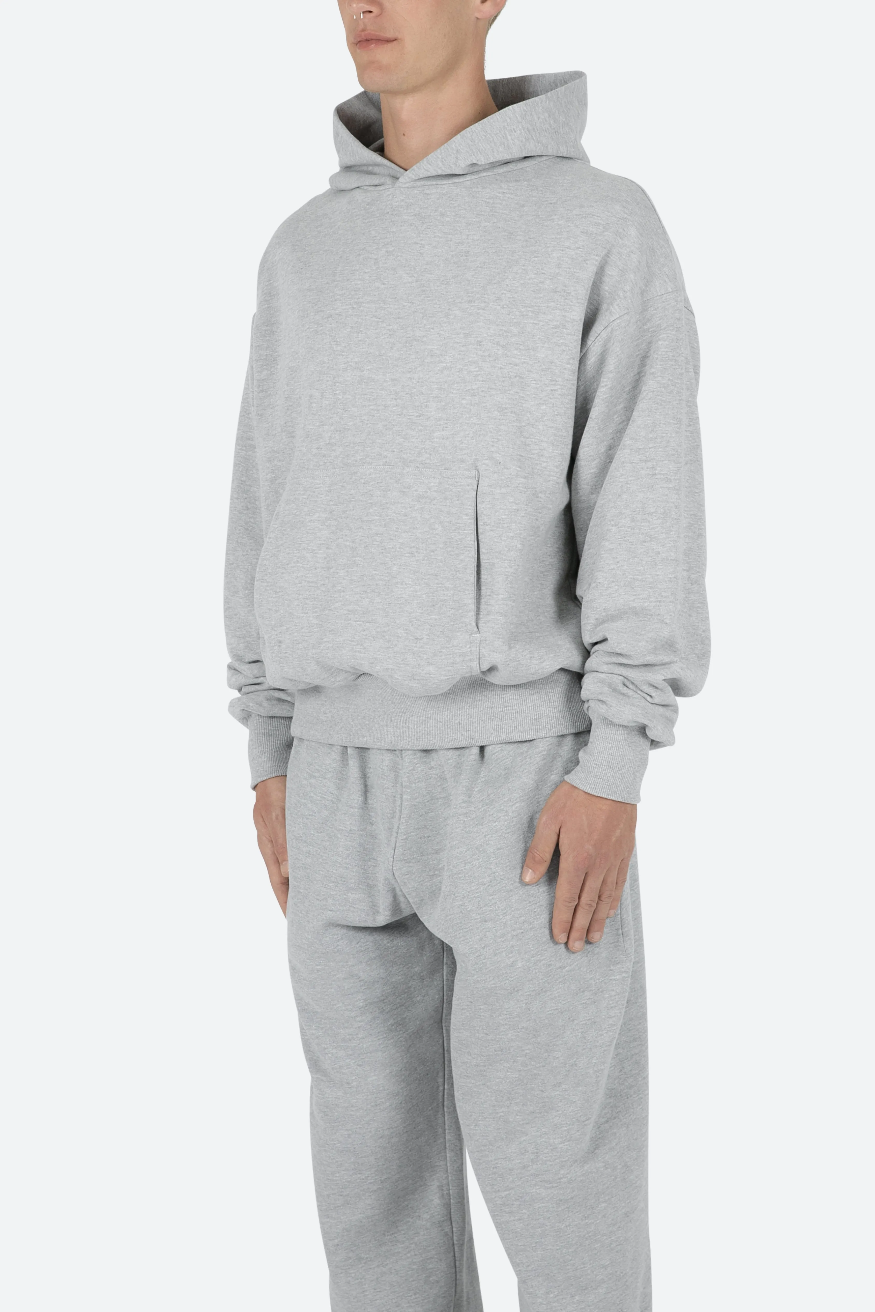 Double Layer Hoodie - Grey