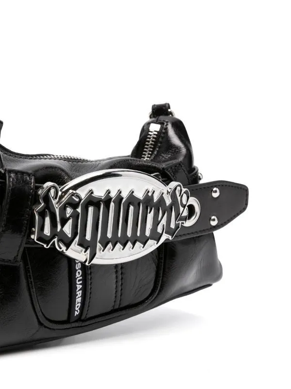 DSQUARED GOTHIC LEATHER BELT BAG